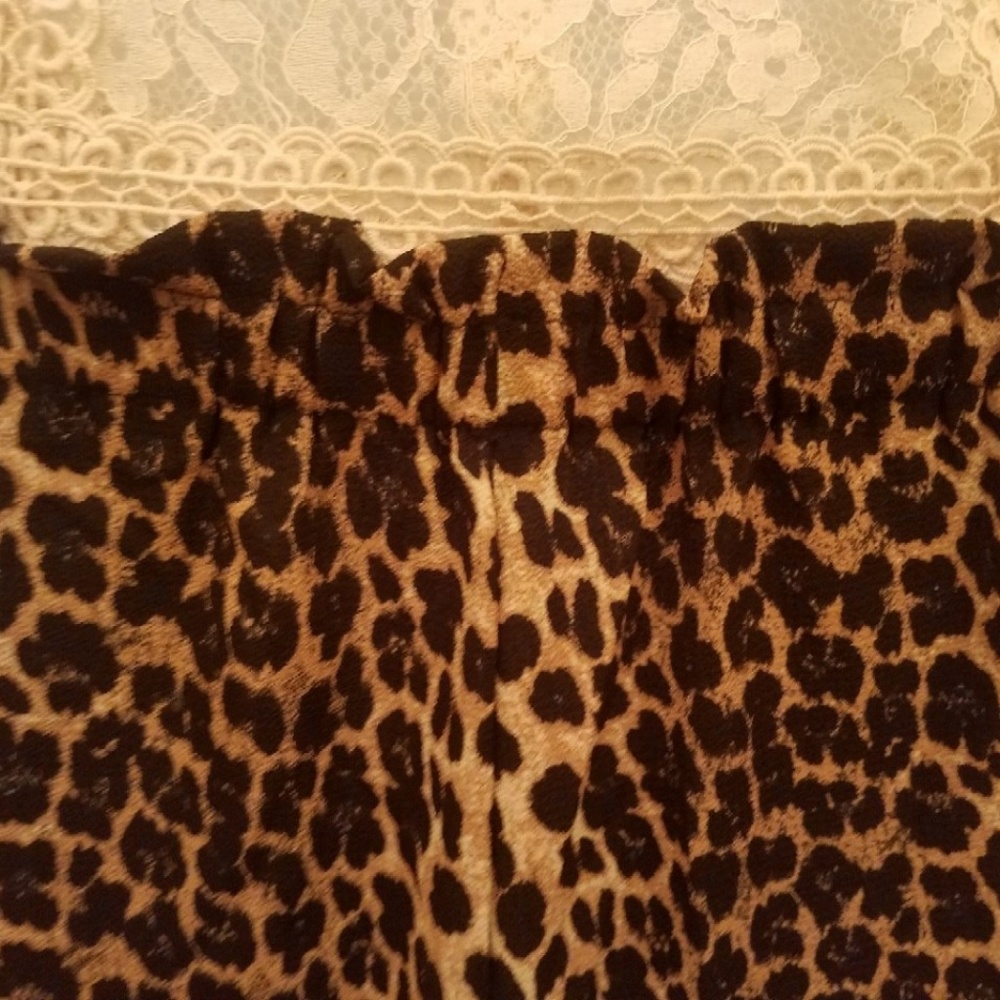 🆑️CLEARANCE! LAST 1! Cheetah Print Curvy Size Shorts  5🌟Rated - Picture 3 of 5
